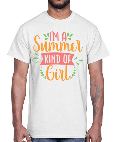 im a summer kind of girl 93#- summer- Cotton Tee