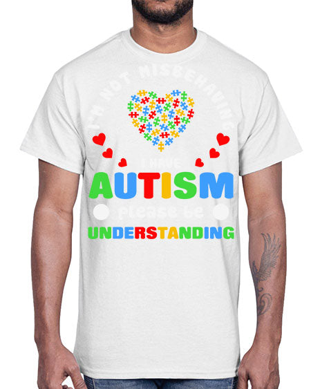 im not misbehaving i have 95#- autism- Cotton Tee