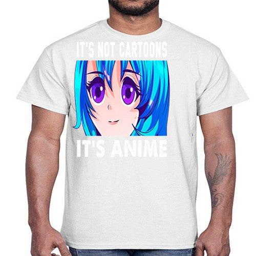 its not cartoons its anime253#- anime- Cotton Tee