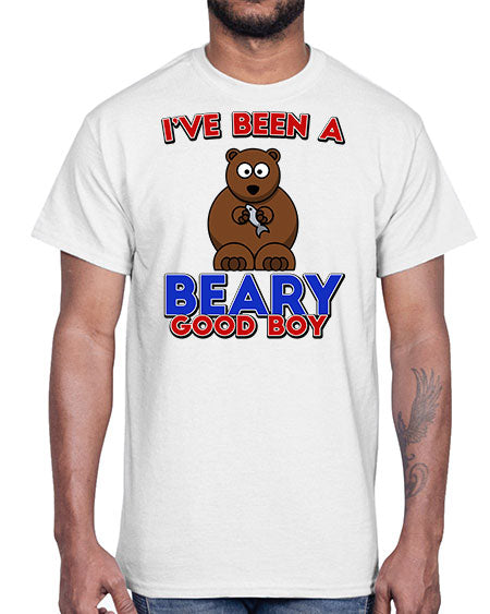 ive been a beary good boy 153#- bears - animals- Cotton Tee