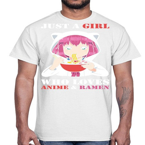 just a girl who loves anime and ramen258#- anime- Cotton Tee