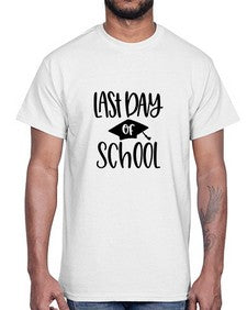last day of school 451#- general school- Cotton Tee