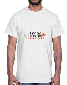 last day of school 452#- general school- Cotton Tee