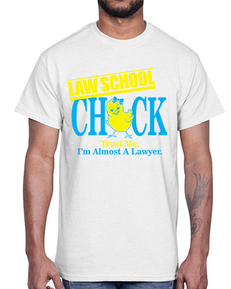 law school chick copy 1037#- lawyer- Cotton Tee