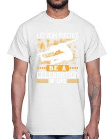 let your practice be a celebration of life  405#- yoga- Cotton Tee