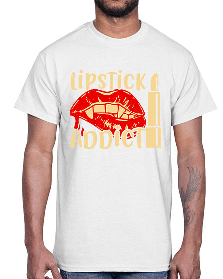 lipstick addict Style 197#-makeup Cotton Tee