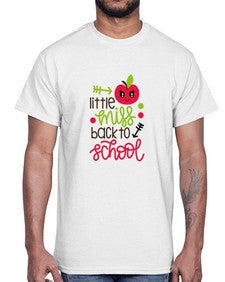 little miss back to school 477#- general school- Cotton Tee