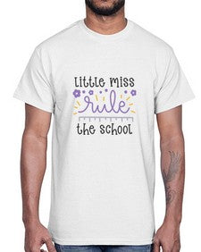 little miss rule the school 486#- general school- Cotton Tee