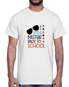 little mister back to school 490#- general school- Cotton Tee