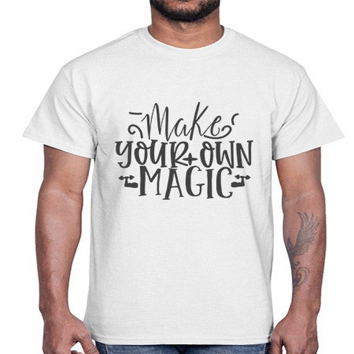 make your own magic Style 86#- motivation- Cotton Tee