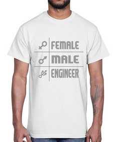 male female engineer 1084#- engineer- Cotton Tee