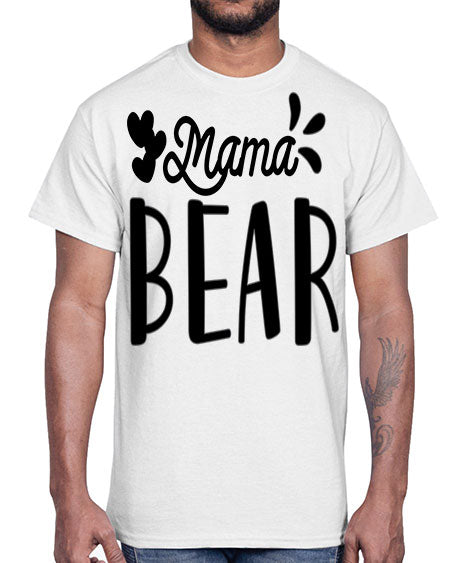 mama bear 171#- bears - animals- Cotton Tee