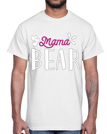 mama bear 173#- bears - animals- Cotton Tee