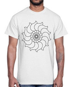mandala 773#- mandala- Cotton Tee