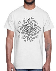 mandala 779#- mandala- Cotton Tee