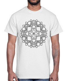 mandala 793#- mandala- Cotton Tee