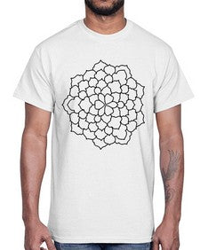 mandala 796#- mandala- Cotton Tee