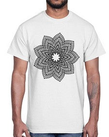 mandala 820#- mandala- Cotton Tee