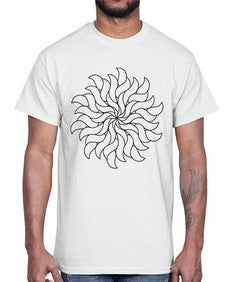 mandala 859#- mandala- Cotton Tee
