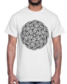 mandala 900#- mandala- Cotton Tee