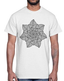 mandala 904#- mandala- Cotton Tee