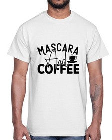 mascare and coffee 1373#- tea- Cotton Tee