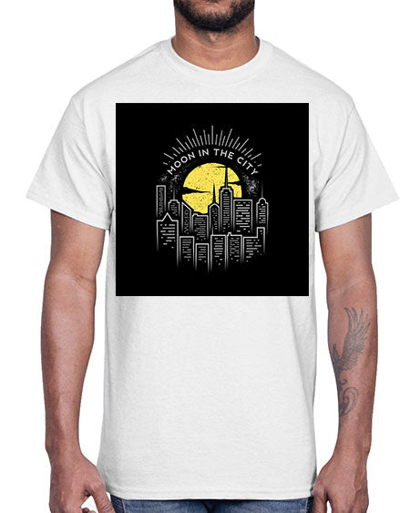 mooninthecity 2#- moon- Cotton Tee