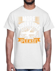 more adventures please  32#- airplane- Cotton Tee