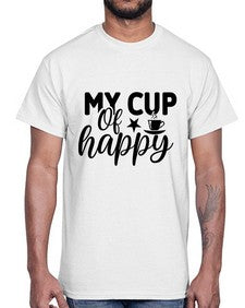my cup of happy 1420#- tea- Cotton Tee