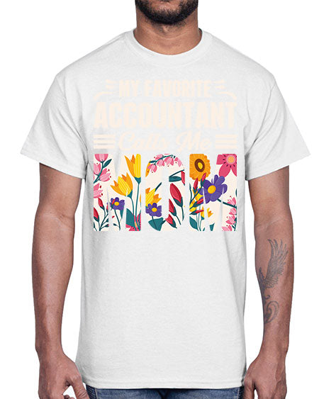 my favorite accountant 1103#- accountant- Cotton Tee