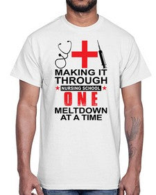 nurse tshirt png 1221#- nurse- Cotton Tee