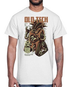 old tech 966#- art pop art- Cotton Tee