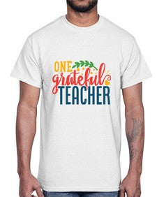 one grateful teacher Style 321#- teacher- Cotton Tee