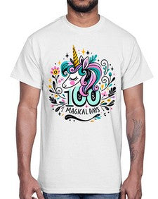 one hundred Day Magical 562#- one hundred days- Cotton Tee