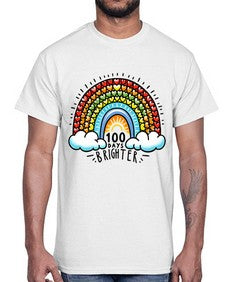one hundred Days Brighter 565#- one hundred days- Cotton Tee