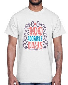 one hundred adorable days 561#- one hundred days- Cotton Tee