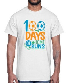 one hundred days of home runs 568#- one hundred days- Cotton Tee