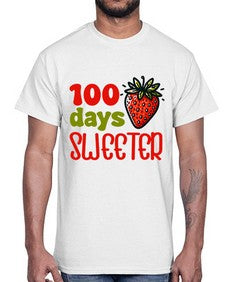 one hundred days sweeter 585#- one hundred days- Cotton Tee