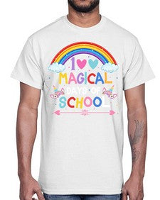 one hundred magical days of school 594#- one hundred days- Cotton Tee