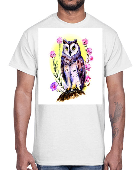 owl 18#- owl- Cotton Tee