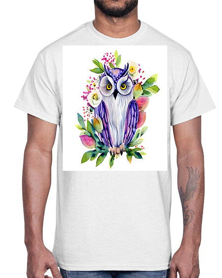 owl 1#- owl- Cotton Tee