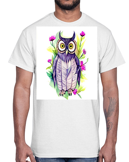 owl 23#- owl- Cotton Tee