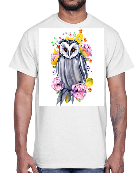 owl 27#- owl- Cotton Tee