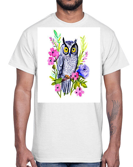 owl 29#- owl- Cotton Tee