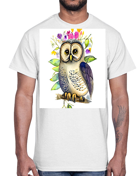 owl 30#- owl- Cotton Tee
