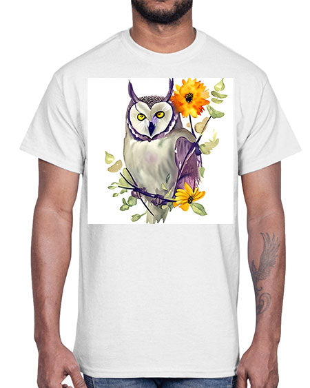 owl 4#- owl- Cotton Tee