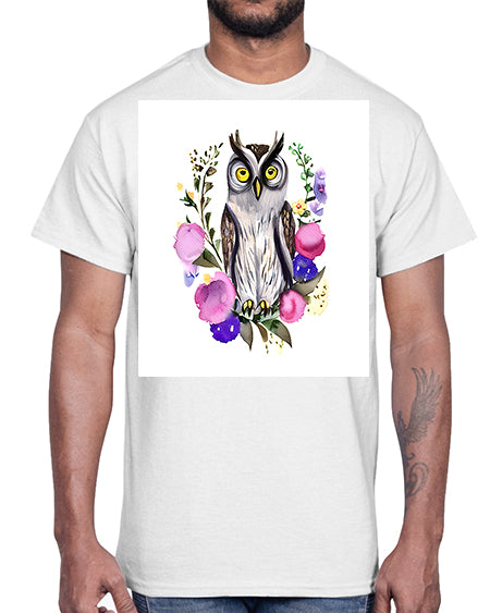 owl 5#- owl- Cotton Tee