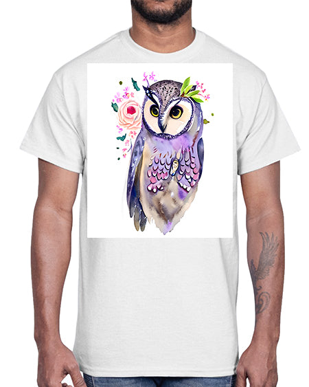 owl 9#- owl- Cotton Tee