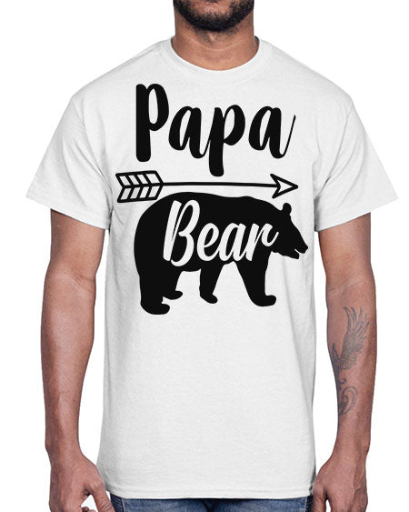 papa bear copy 221#- bears - animals- Cotton Tee