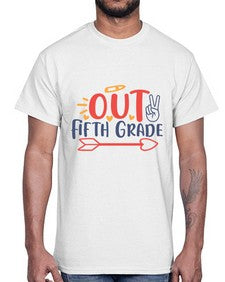 peace out fifth grade 620#- fifth grade- Cotton Tee